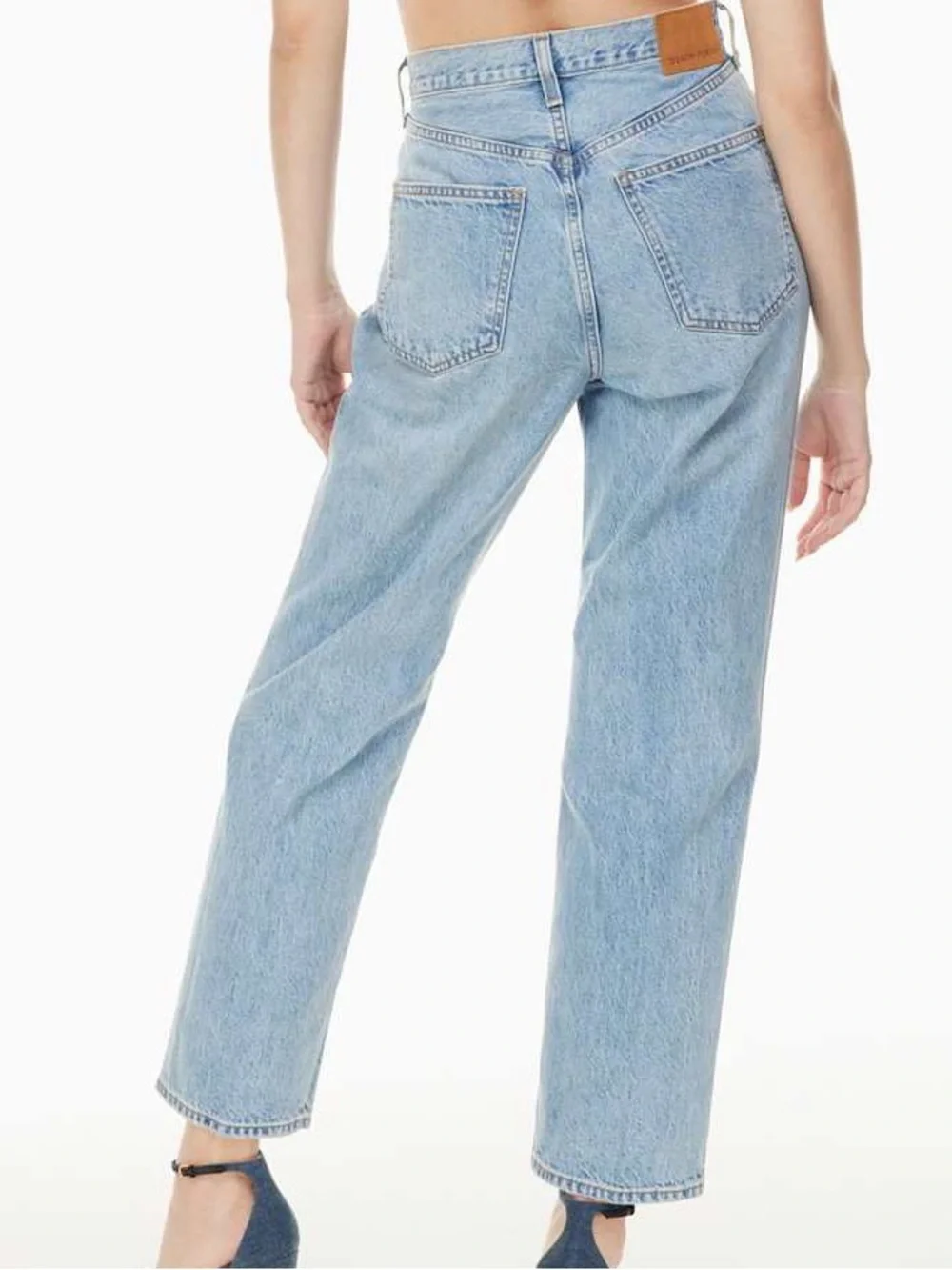 Denim Forum Aritzia The Joni High Rise Loose Jeans Organic Cotton Sz 29